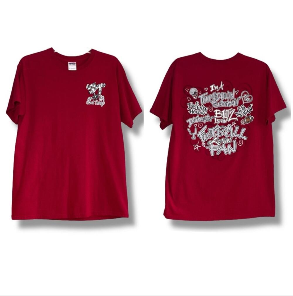 Gildan Ultra Cotton Alabama Crimson Tide Sweet Thing Apparel T-shirt Medium